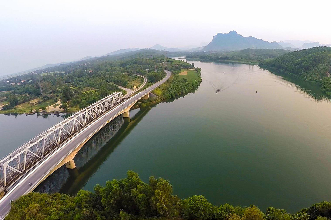 Than Dinh Mountain - Truong Son Martyrs Memorial Temple at Long Dai Ferry